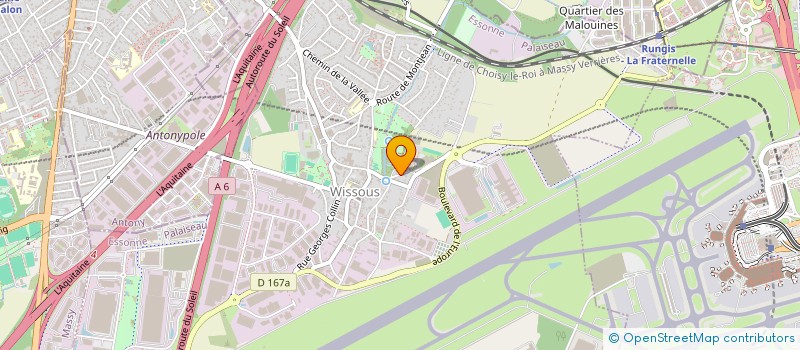 localisation de l'entreprise DELTA SERVICES EXPRESS-BAT à WISSOUS