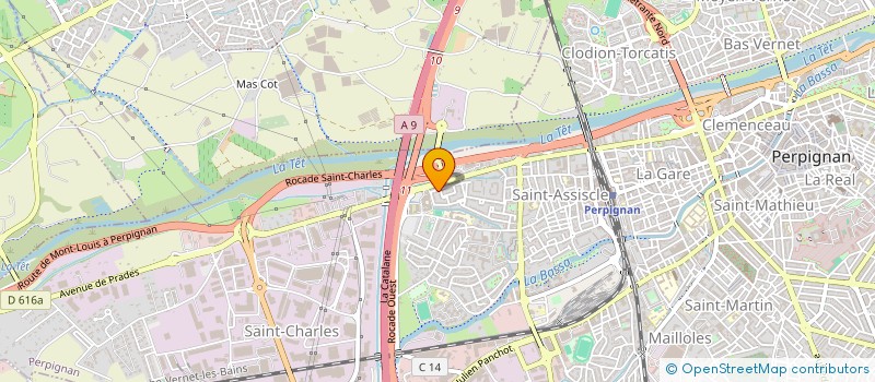 localisation de l'entreprise DELTA SIERRA  PERPIGNAN