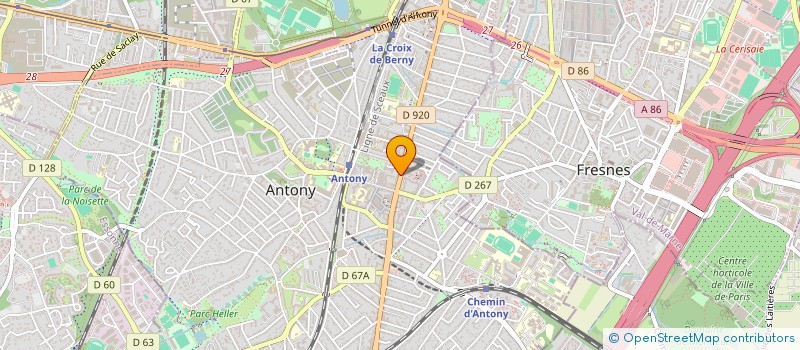 localisation de l'entreprise DELTA SIT CONSULTING à ANTONY