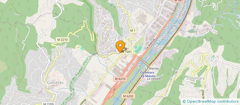 localisation de l'entreprise DELTA SURETE à CARROS