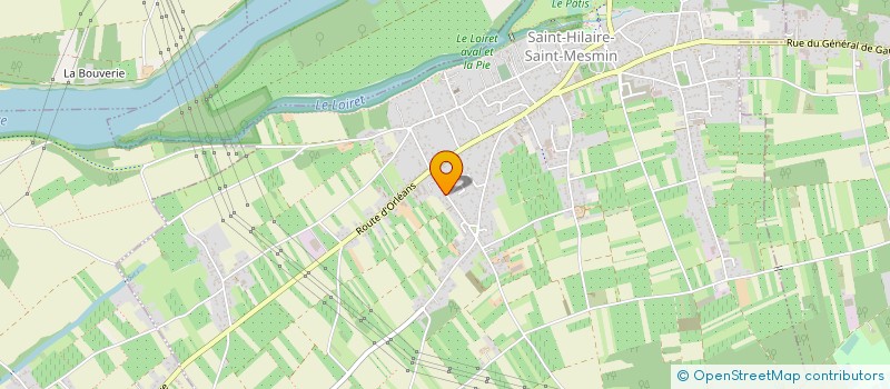 localisation de l'entreprise DELTA-T ELECTRICITE à SAINT-HILAIRE-SAINT-MESMIN