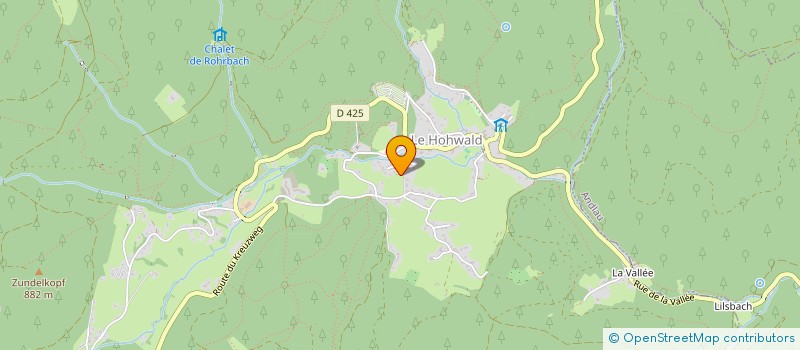 localisation de l'entreprise DELTA-T-ENERGIE  LE HOHWALD