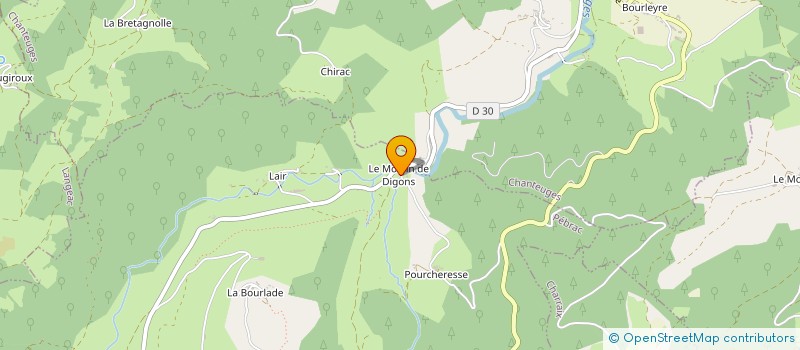 localisation de l'entreprise DELTA-TECH  PEBRAC