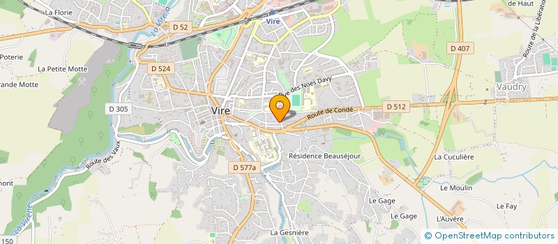 localisation de l'entreprise DELTA TECH à VIRE-NORMANDIE