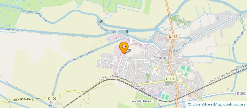 localisation de l'entreprise DELTA THERMIQUE  MARANS