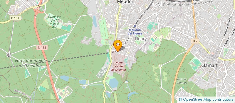 localisation de l'entreprise DELTA TRADE à MEUDON