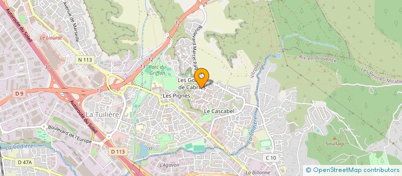 localisation de l'entreprise DELTA TRANS à VITROLLES