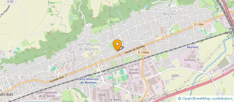 localisation de l'entreprise DELTA TRANSACTION  SAINT-MAURICE-DE-BEYNOST