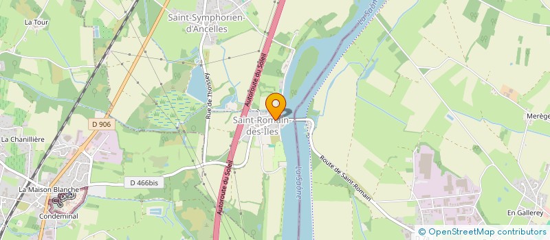 localisation de l'entreprise DELTA TRANSFERT  SAINT-SYMPHORIEN-D'ANCELLES