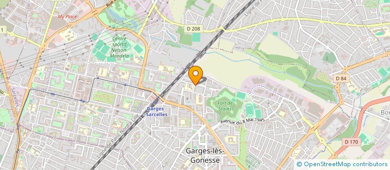 localisation de l'entreprise DELTA TRANSFLEX à GARGES-LES-GONESSE