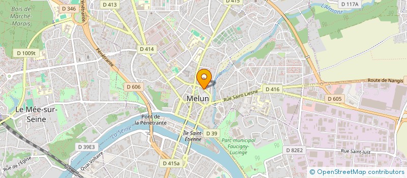 localisation de l'entreprise DELTA TRAVAUX à MELUN