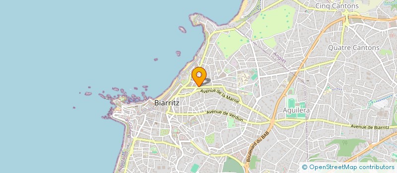 localisation de l'entreprise DELTA TROIS à BIARRITZ