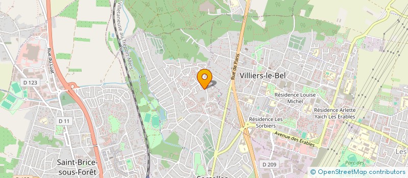 localisation de l'entreprise DELTA V CAPITAL  SARCELLES