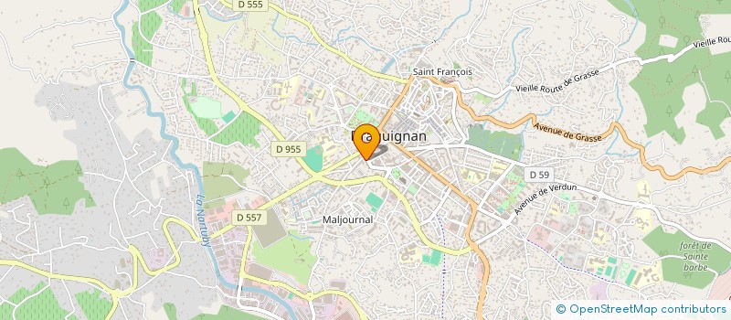 localisation de l'entreprise DELTA VISIONS à DRAGUIGNAN