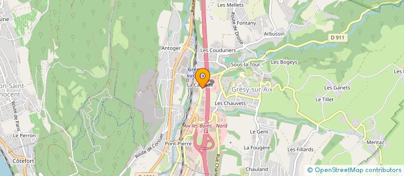 localisation de l'entreprise DELTA VRD INGENIERIE à GRESY-SUR-AIX