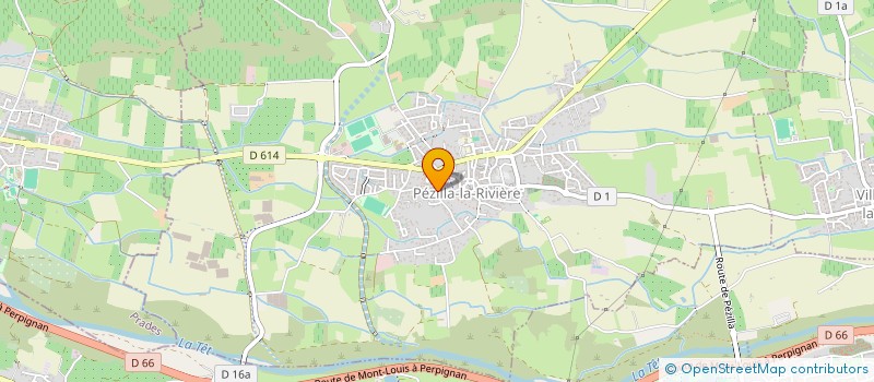 localisation de l'entreprise DELTA WAVE à PEZILLA-LA-RIVIERE