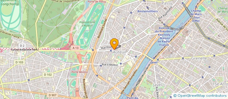 localisation de l'entreprise DELTA WORD TRADING à PARIS