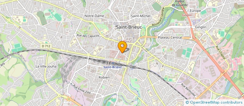 localisation de l'entreprise DELTA22 à SAINT-BRIEUC