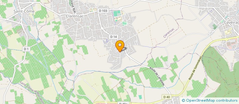 localisation de l'entreprise DELTABAIL  CLARENSAC