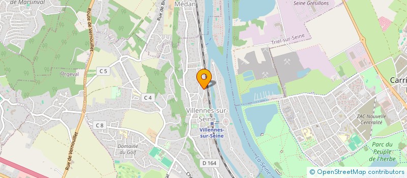 localisation de l'entreprise DELTACARE à VILLENNES-SUR-SEINE