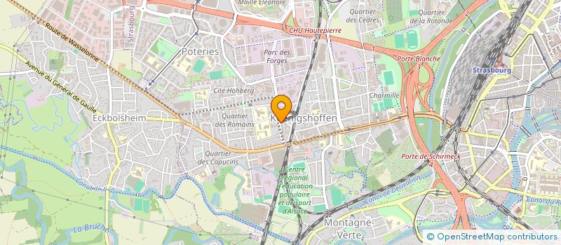 localisation de l'entreprise DELTACOM à STRASBOURG