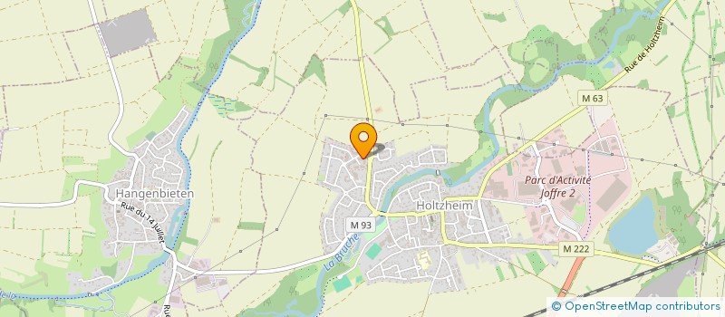 localisation de l'entreprise DELTACOM ENERGIE  HOLTZHEIM