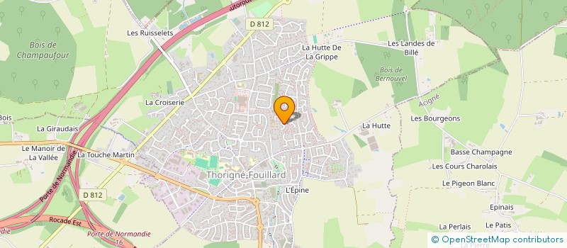 localisation de l'entreprise DELTACRAFT GAMES à THORIGNE-FOUILLARD
