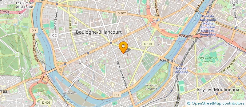 localisation de l'entreprise DELTACYTISE à BOULOGNE-BILLANCOURT