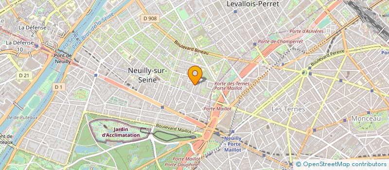 localisation de l'entreprise DELTADENT à NEUILLY-SUR-SEINE