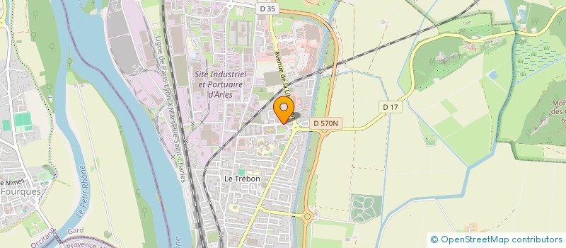 localisation de l'entreprise DELTADIS à ARLES