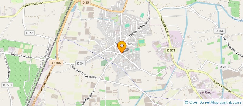 localisation de l'entreprise DELTAFI PAYS D'ARLES  ROGNONAS