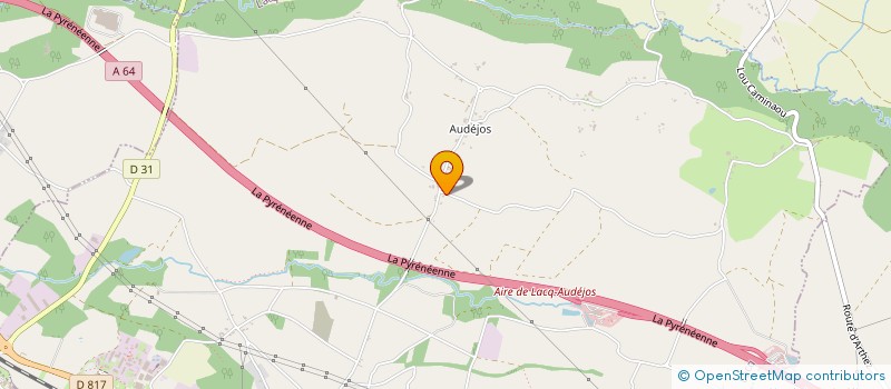 localisation de l'entreprise DELTAFLUID  LACQ