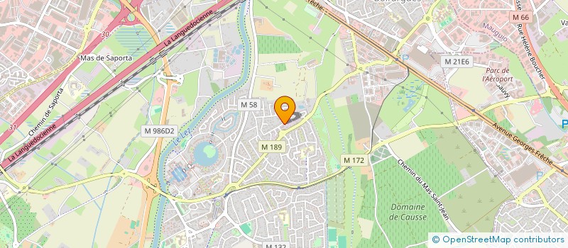 localisation de l'entreprise DELTAGRAFF à LATTES