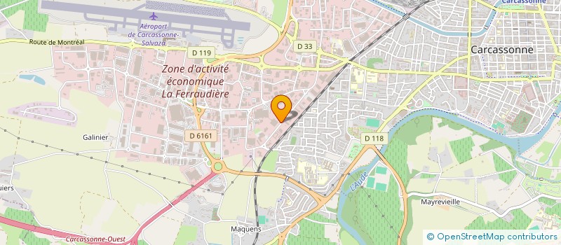 localisation de l'entreprise DELTALAB-SMT  CARCASSONNE