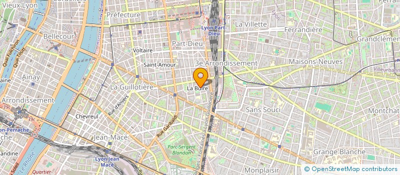 localisation de l'entreprise DELTALOC  LYON 3EME