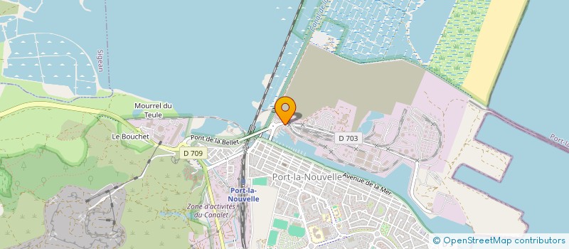 localisation de l'entreprise DELTANOV 11  PORT-LA-NOUVELLE