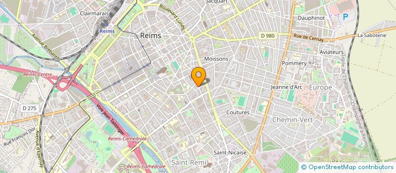 localisation de l'entreprise DELTAPHONE REIMS à REIMS