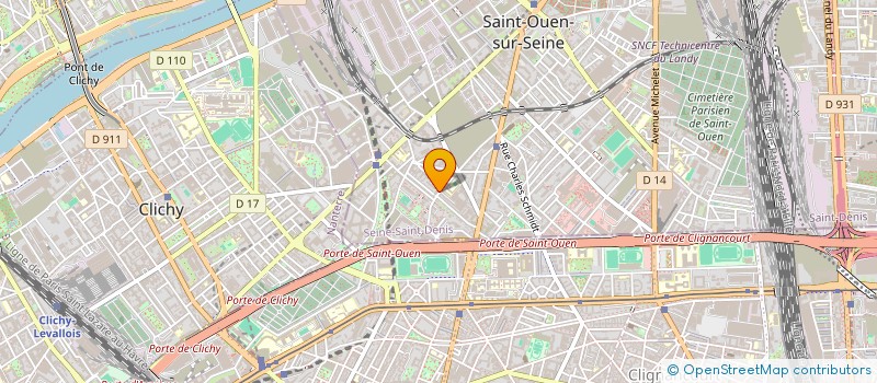 localisation de l'entreprise DELTAPLUSSE à SAINT-OUEN-SUR-SEINE