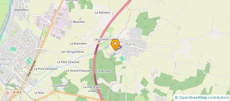 localisation de l'entreprise DELTAPUB à LOIRE-AUTHION