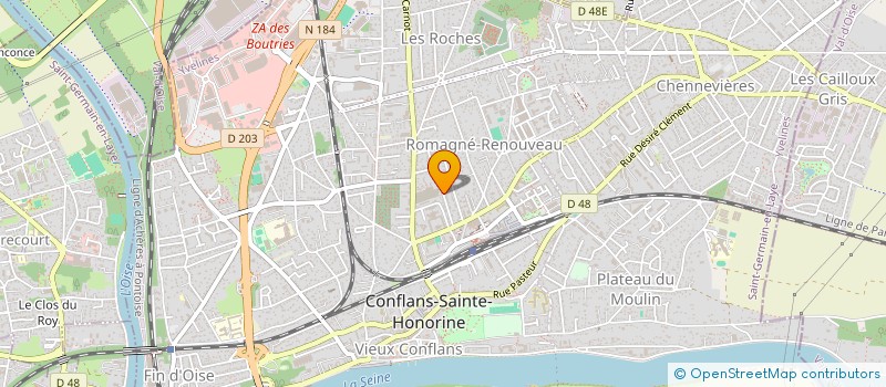 localisation de l'entreprise DELTAR  CONFLANS-SAINTE-HONORINE