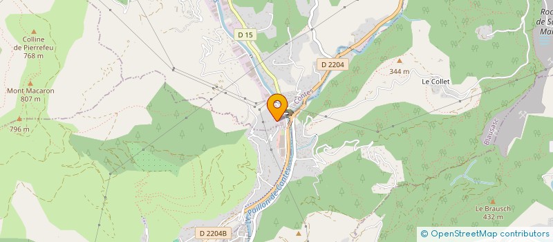 localisation de l'entreprise DELTARENT  CONTES