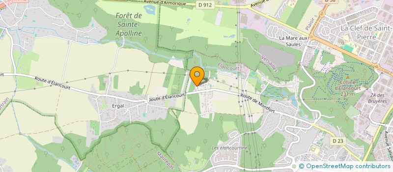 localisation de l'entreprise DELTAS  ELANCOURT