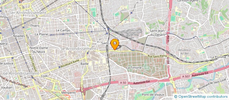 localisation de l'entreprise DELTASOINS 5  MARSEILLE