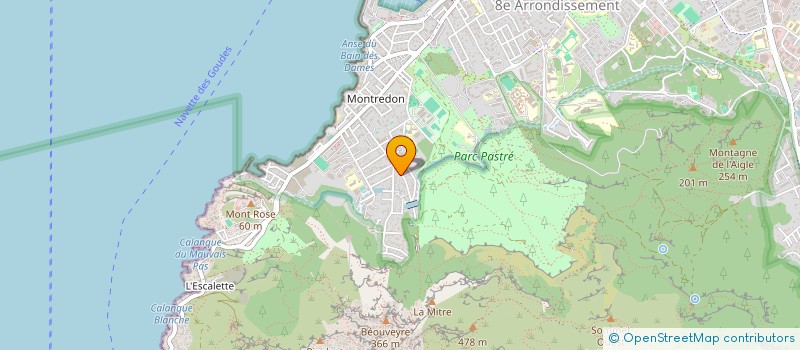 localisation de l'entreprise DELTASOINS 8  MARSEILLE
