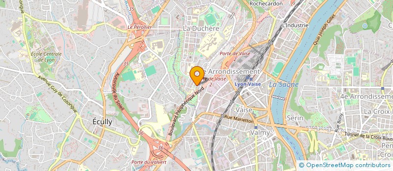 localisation de l'entreprise DELTATEC à LYON