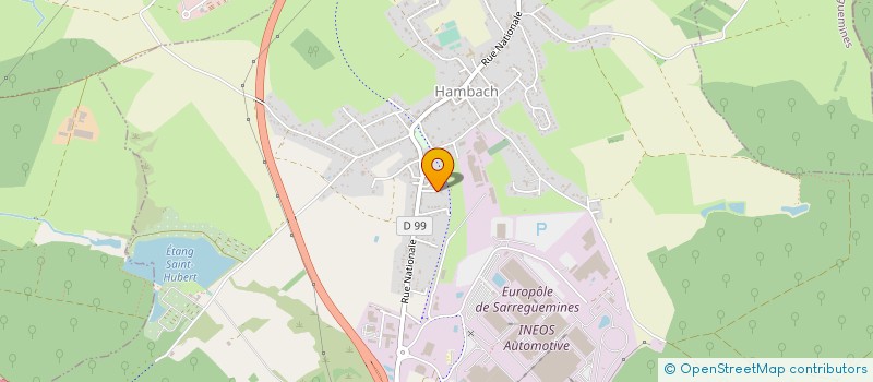 localisation de l'entreprise DELTATECH  HAMBACH