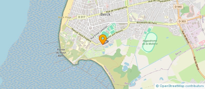 localisation de l'entreprise DELTATERM FRANCE  BERCK