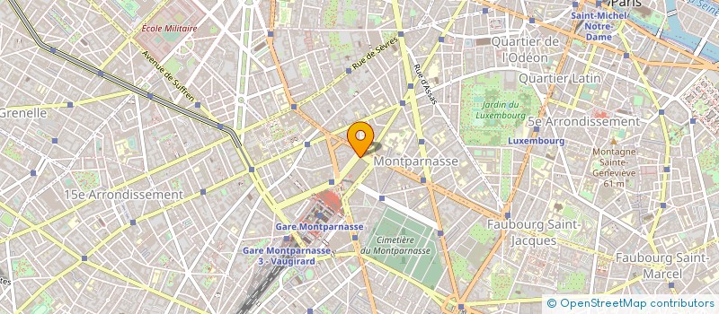 localisation de l'entreprise DELTATRADE à PARIS