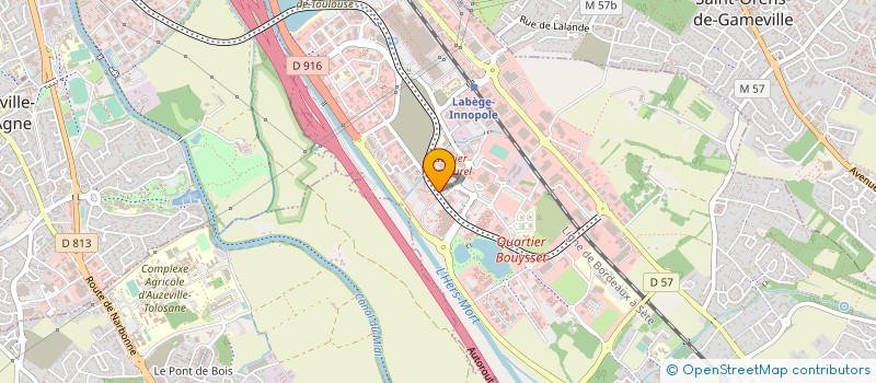 localisation de l'entreprise DELTAVISUEL SARL à LABEGE