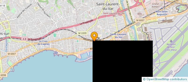 localisation de l'entreprise DELTAZUR à SAINT-LAURENT-DU-VAR